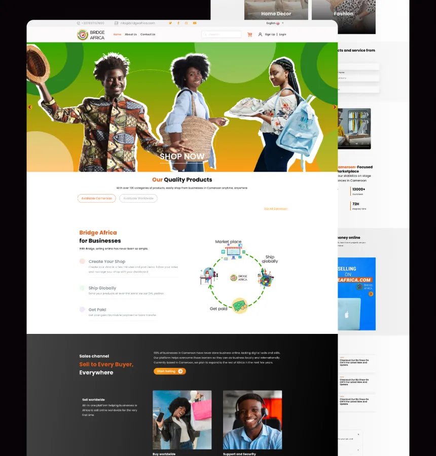 Bridge Africa project by Esipick